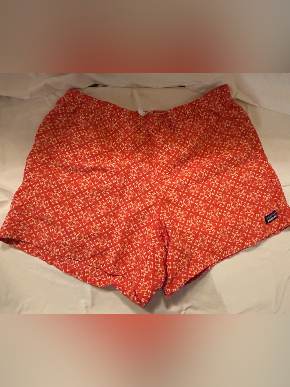 Patagonia orange baggies size M